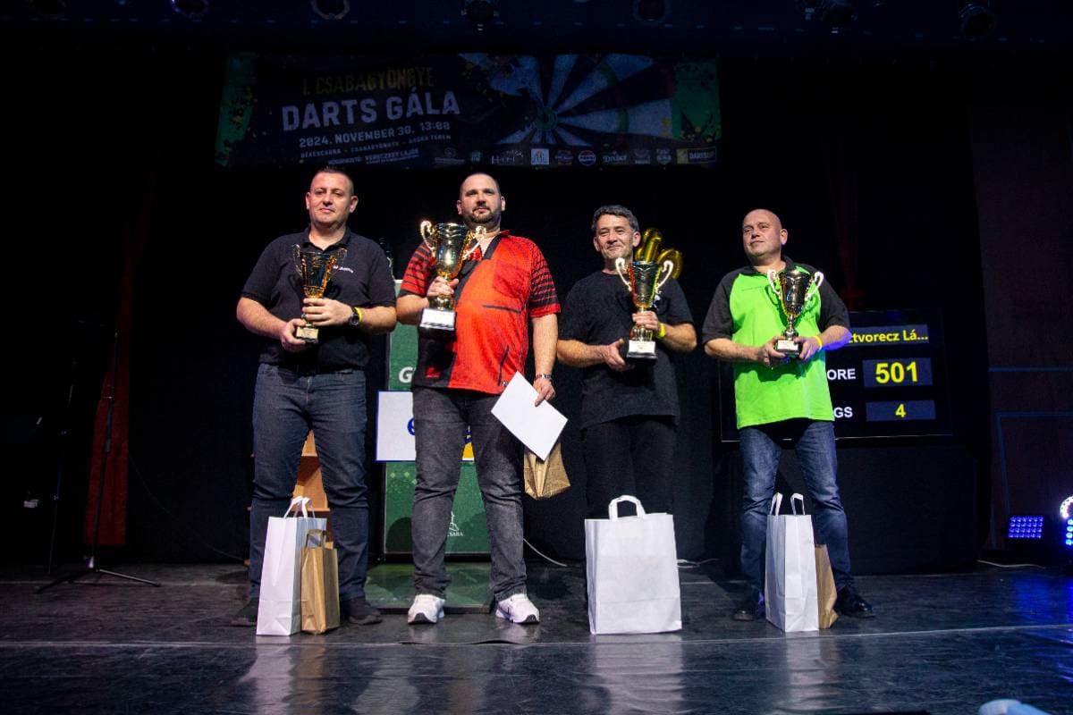 Csabagyöngye Darts Gála partnerségi lehetőség